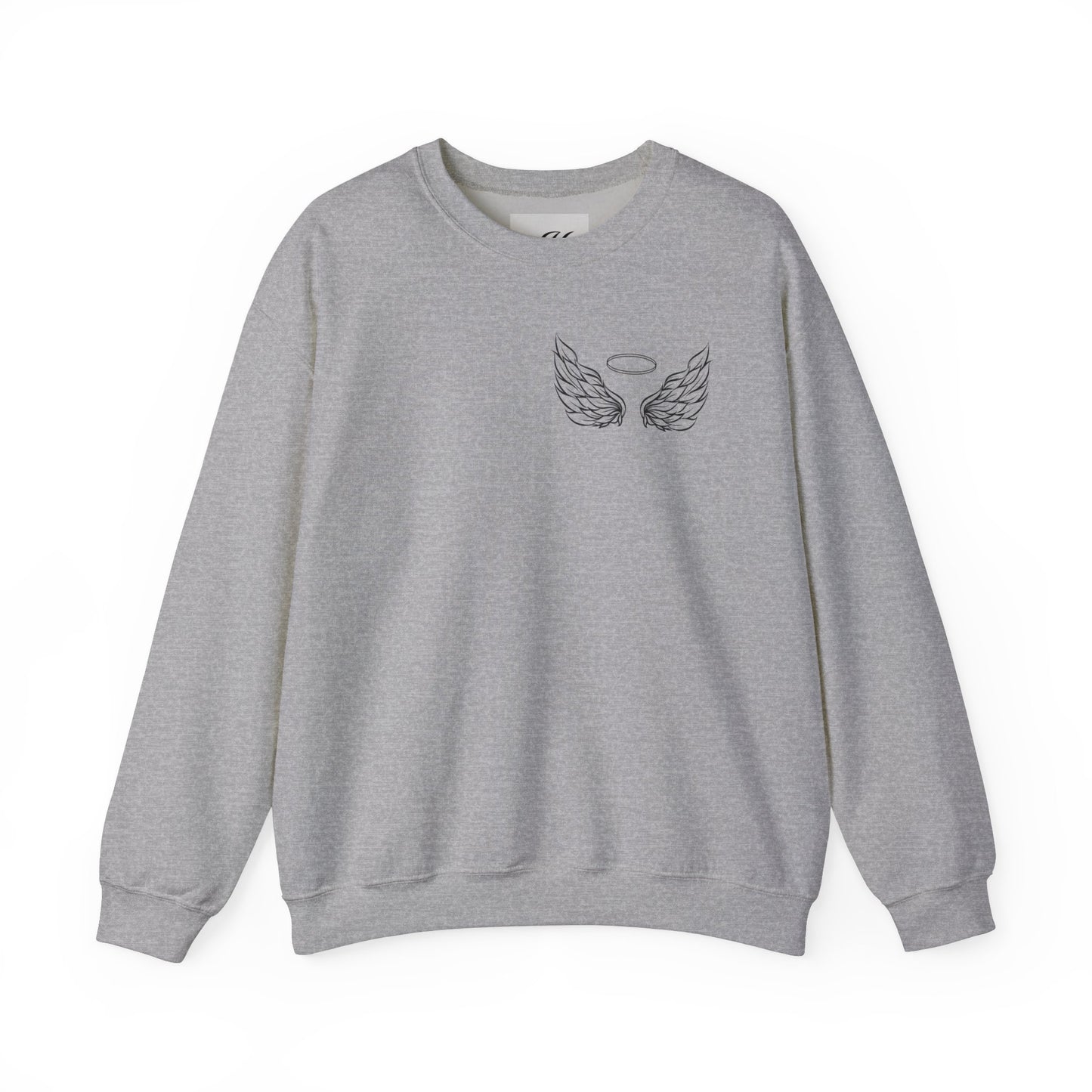 Comforting Angel Wings Crewneck Sweatshirt - Memory of Loved Ones