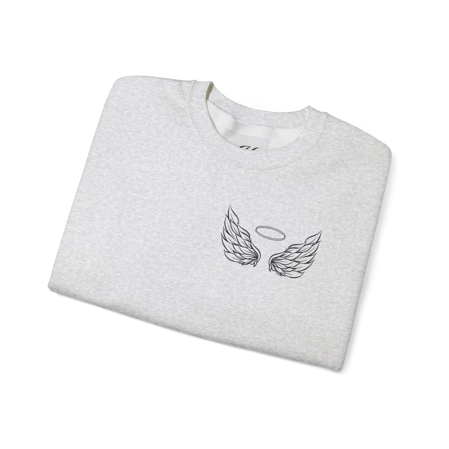 Comforting Angel Wings Crewneck Sweatshirt - Memory of Loved Ones