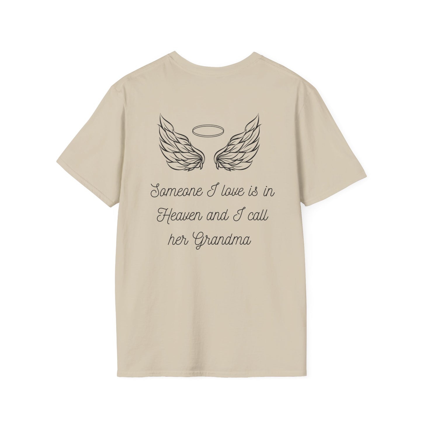 Heavenly Wings Unisex Softstyle T-Shirt – Someone I Love is in Heaven