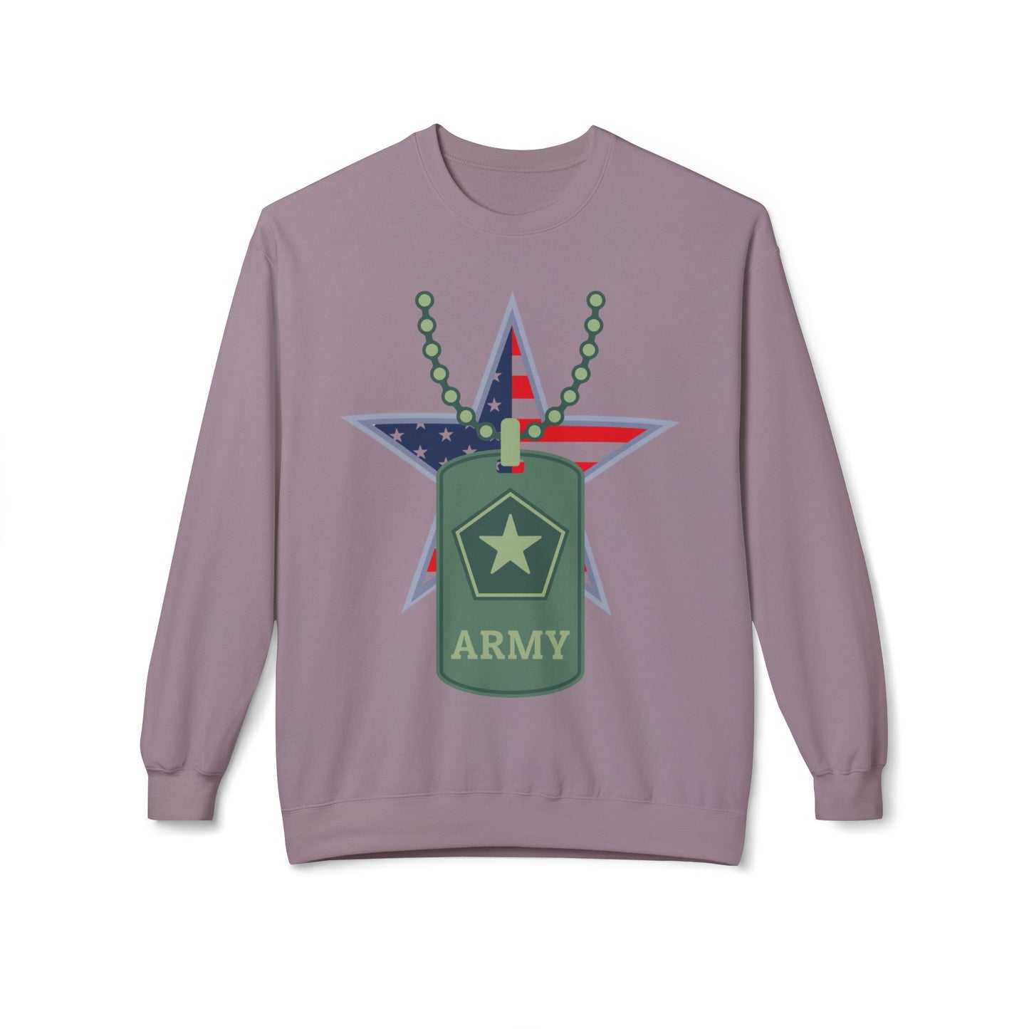 Heroic Army Sweatshirt - Honor Your Soldier with This Softstyle Fleece Crewneck