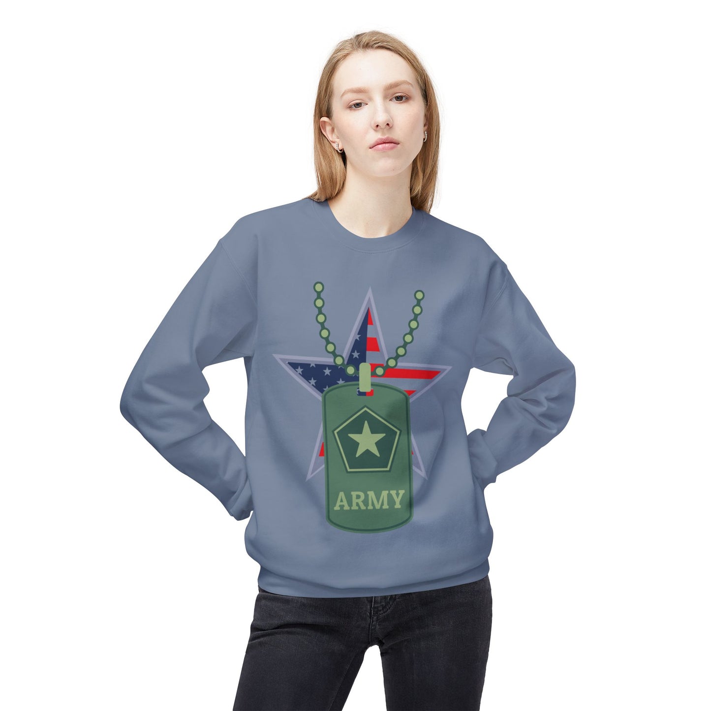 Heroic Army Sweatshirt - My Cousin is a Soldier