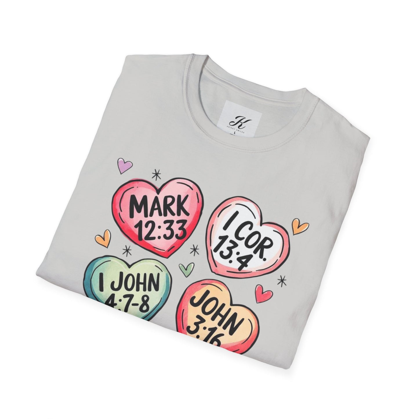 Inspirational Scripture Heart T-Shirt for All Occasions