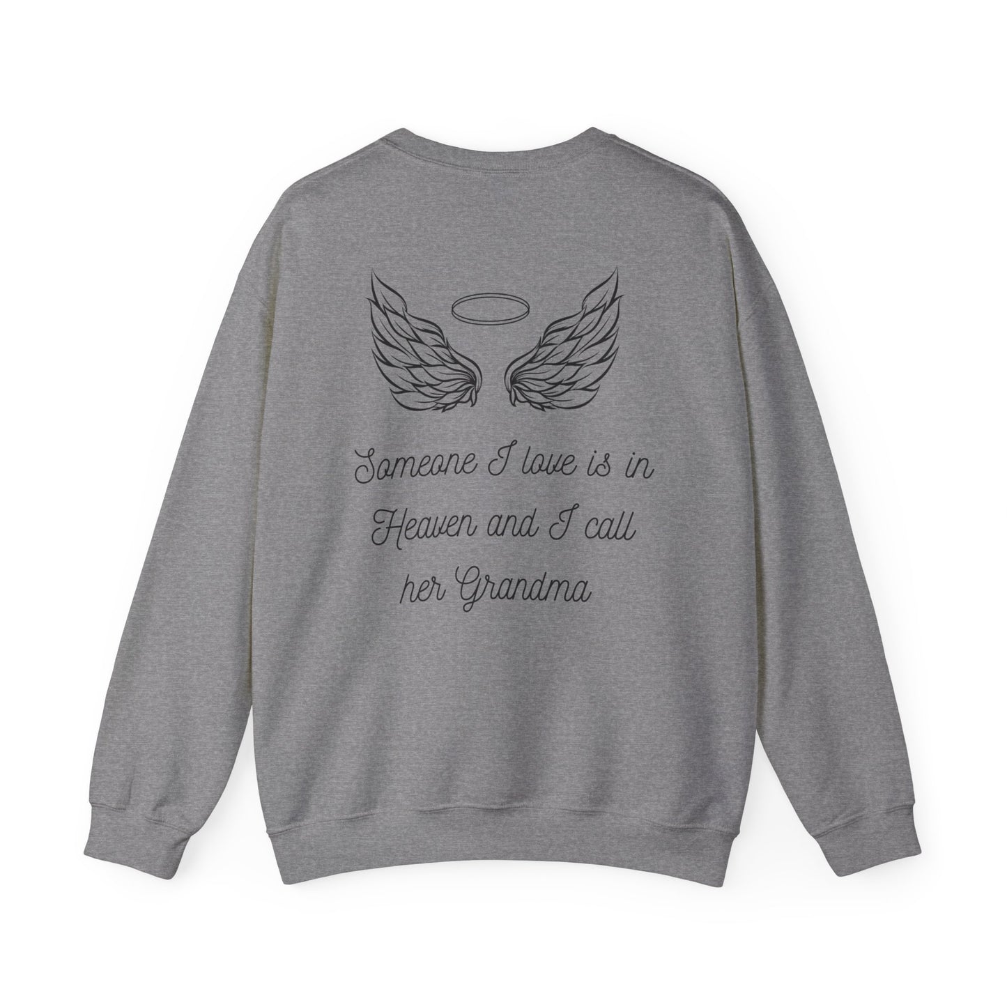 Comforting Angel Wings Crewneck Sweatshirt - Memory of Loved Ones