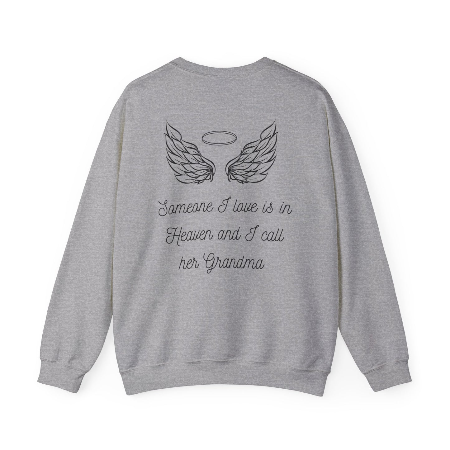 Comforting Angel Wings Crewneck Sweatshirt - Memory of Loved Ones