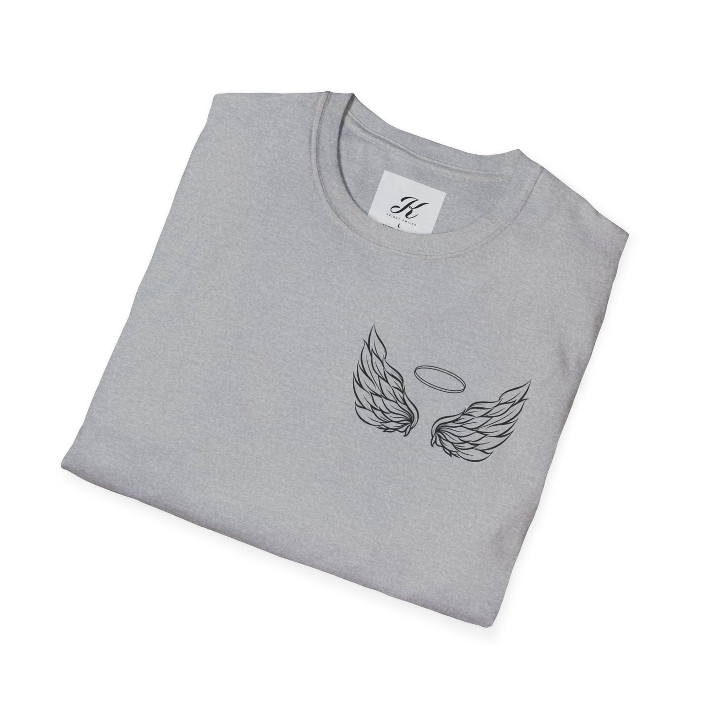 Heavenly Wings Unisex Softstyle T-Shirt – Someone I Love is in Heaven