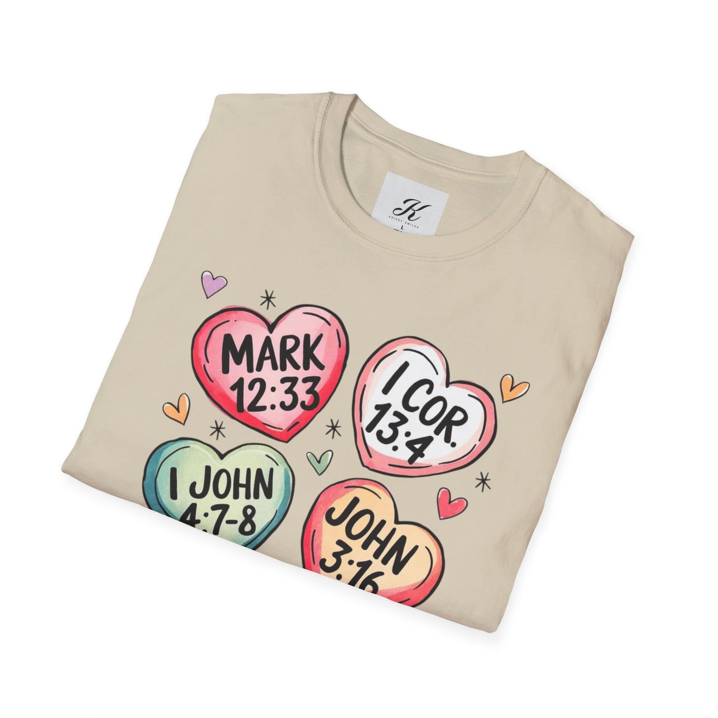 Inspirational Scripture Heart T-Shirt for All Occasions