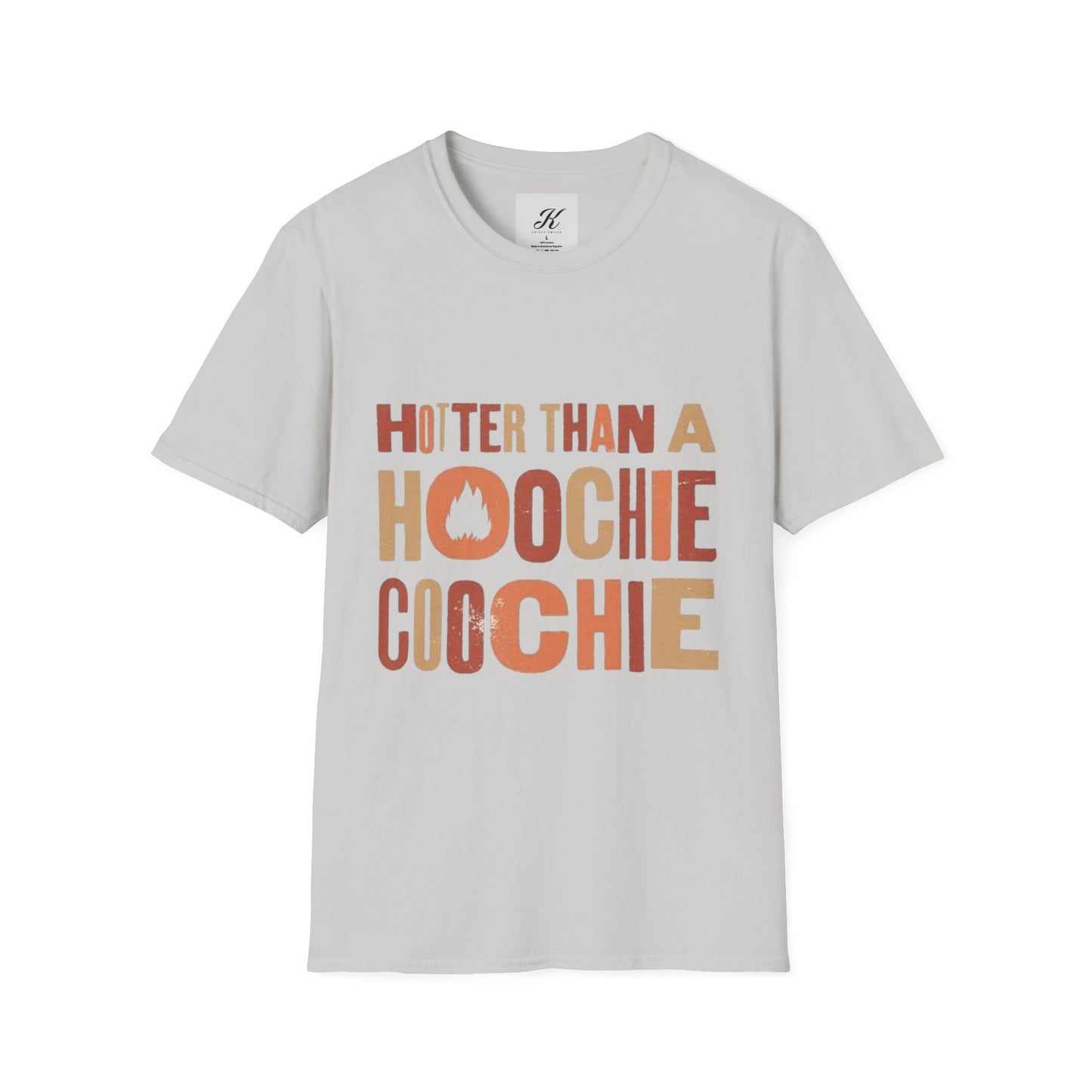 Funny Unisex T-Shirt - "Hotter Than A Hoochie Coochie" - Perfect for Parties & Summer Fun