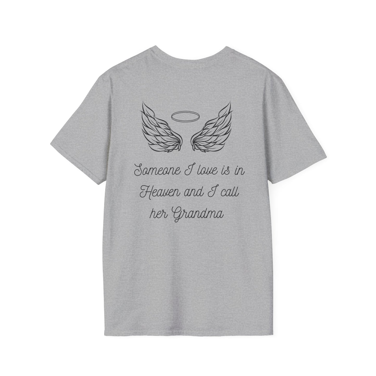 Heavenly Wings Unisex Softstyle T-Shirt – Someone I Love is in Heaven