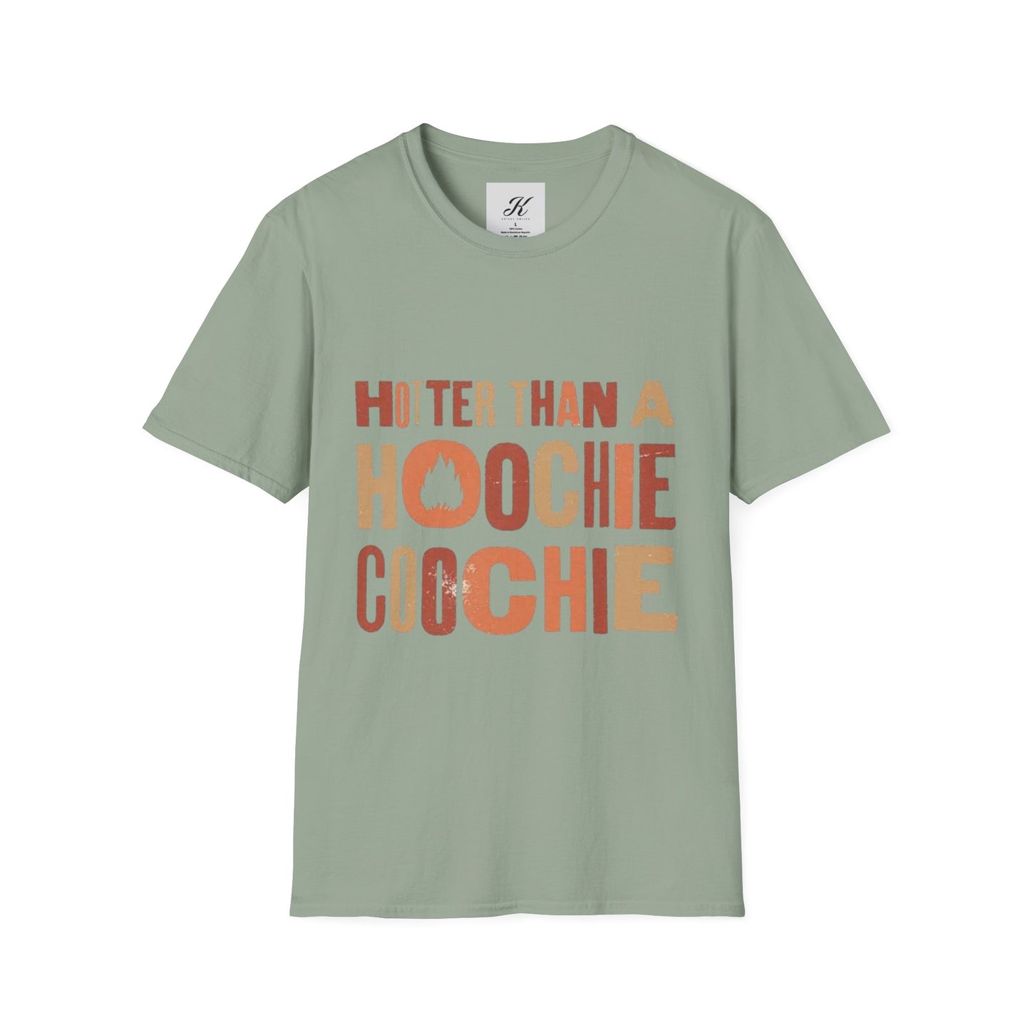 Funny Unisex T-Shirt - "Hotter Than A Hoochie Coochie" - Perfect for Parties & Summer Fun