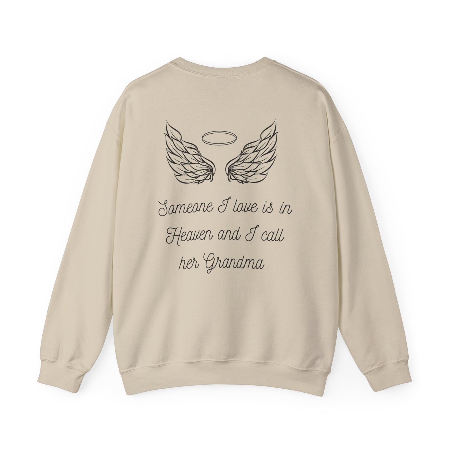 Comforting Angel Wings Crewneck Sweatshirt - Memory of Loved Ones