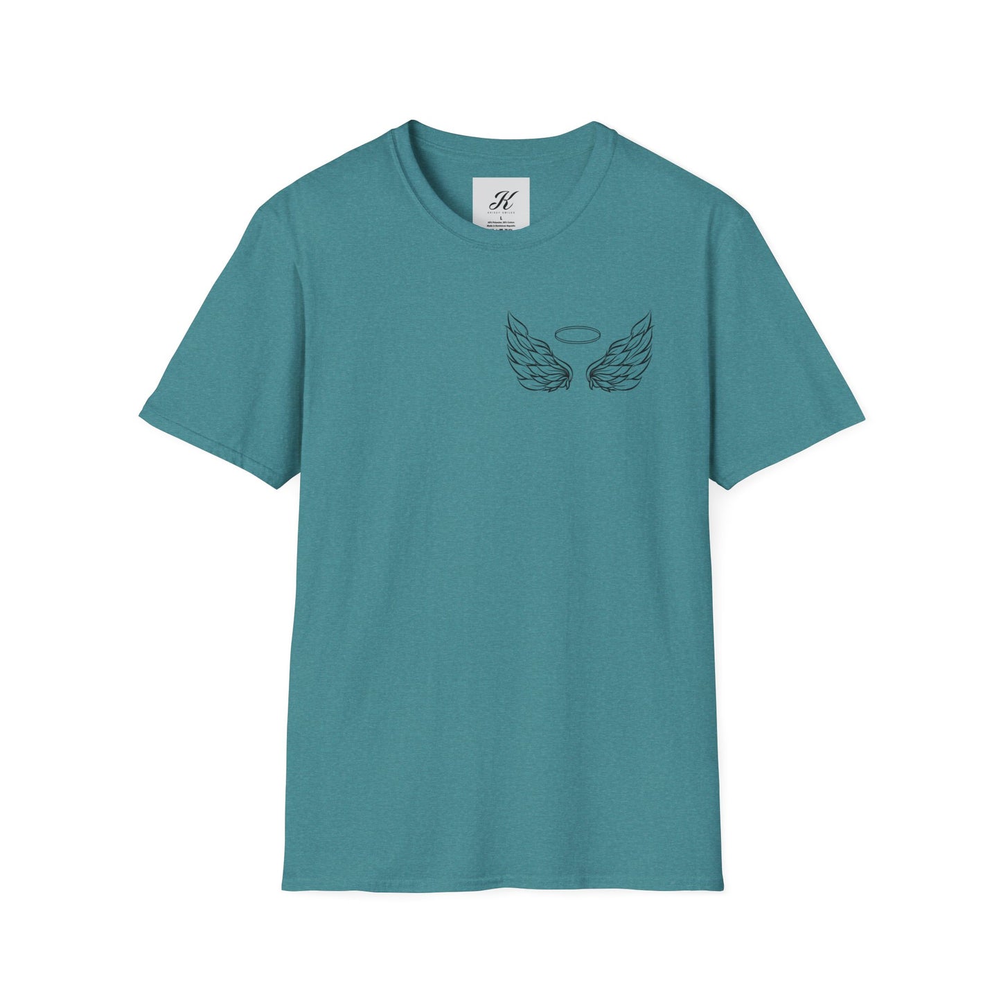 Heavenly Wings Unisex Softstyle T-Shirt – Someone I Love is in Heaven