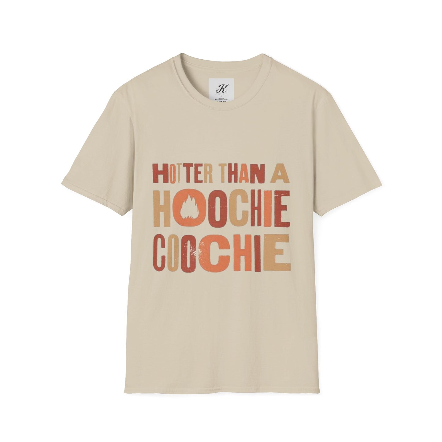 Funny Unisex T-Shirt - "Hotter Than A Hoochie Coochie" - Perfect for Parties & Summer Fun