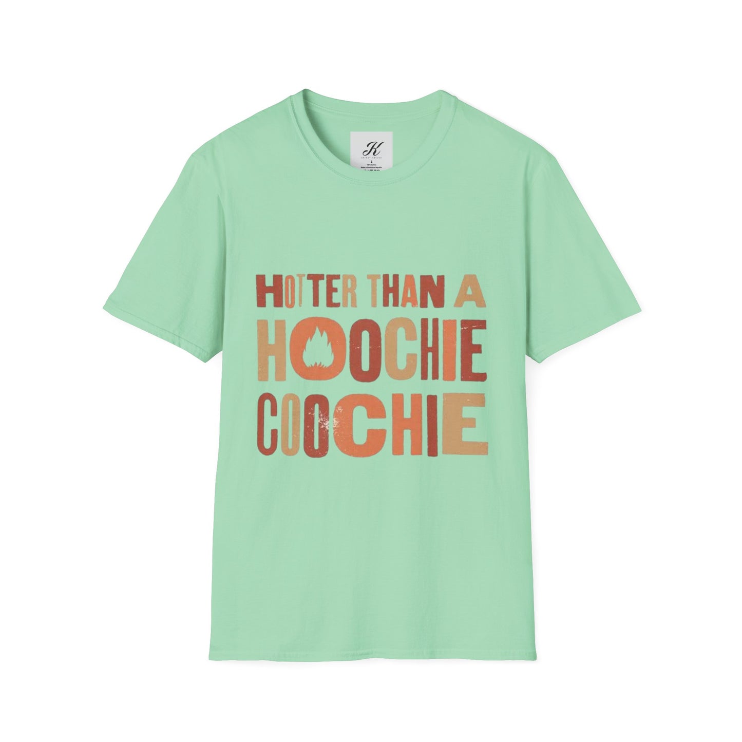 Funny Unisex T-Shirt - "Hotter Than A Hoochie Coochie" - Perfect for Parties & Summer Fun