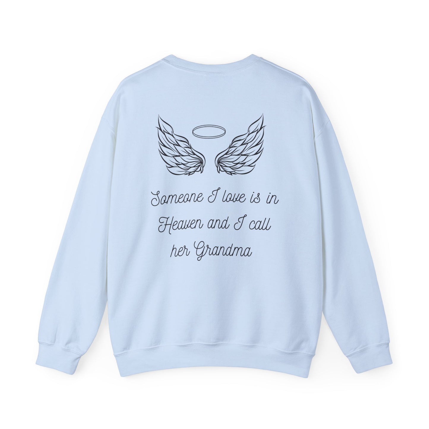 Comforting Angel Wings Crewneck Sweatshirt - Memory of Loved Ones