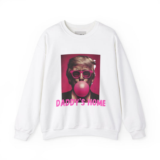 Funny Unisex Crewneck Sweatshirt - 'Daddy's Home' & 'Haters Gonna Hate'