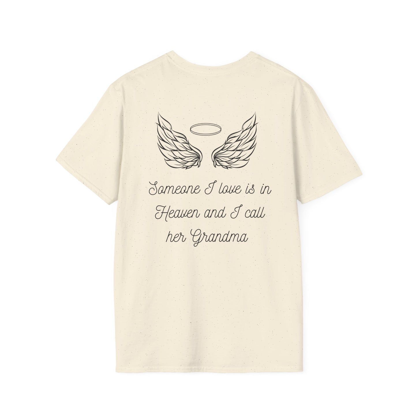 Heavenly Wings Unisex Softstyle T-Shirt – Someone I Love is in Heaven