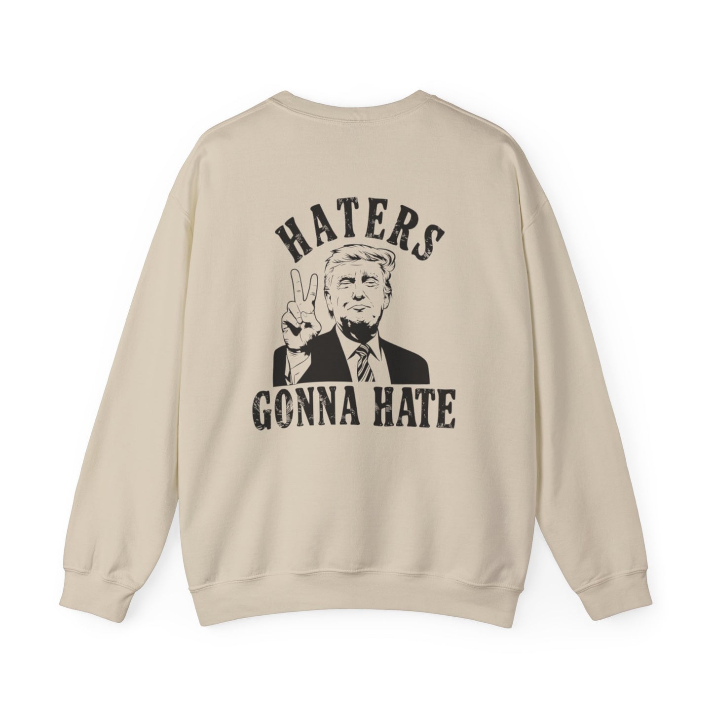 Funny Unisex Crewneck Sweatshirt - 'Daddy's Home' & 'Haters Gonna Hate'