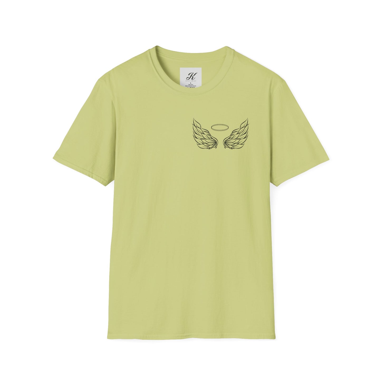 Heavenly Wings Unisex Softstyle T-Shirt – Someone I Love is in Heaven