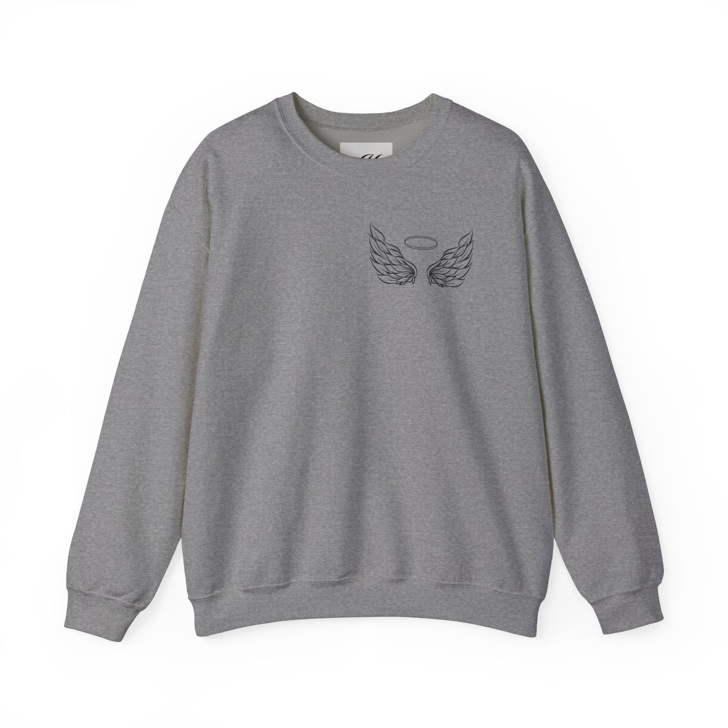 Comforting Angel Wings Crewneck Sweatshirt - Memory of Loved Ones