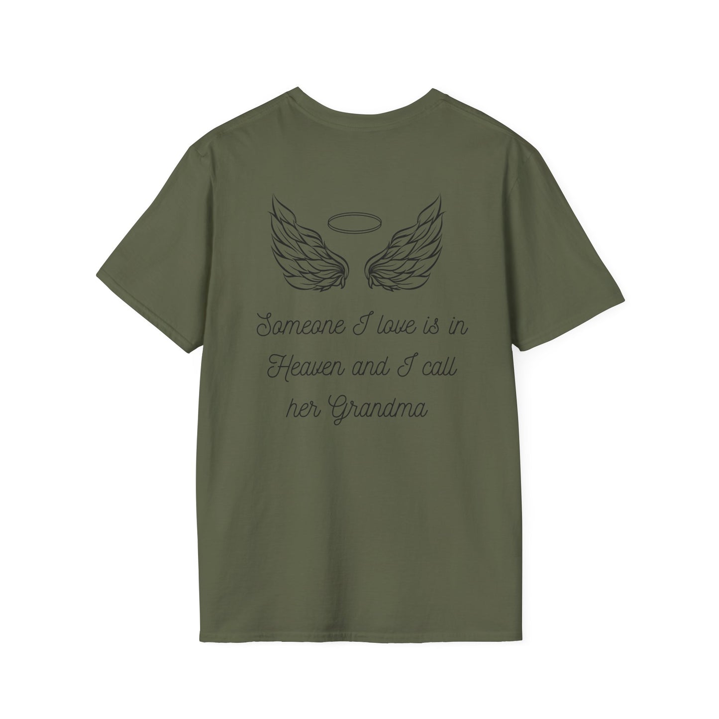 Heavenly Wings Unisex Softstyle T-Shirt – Someone I Love is in Heaven