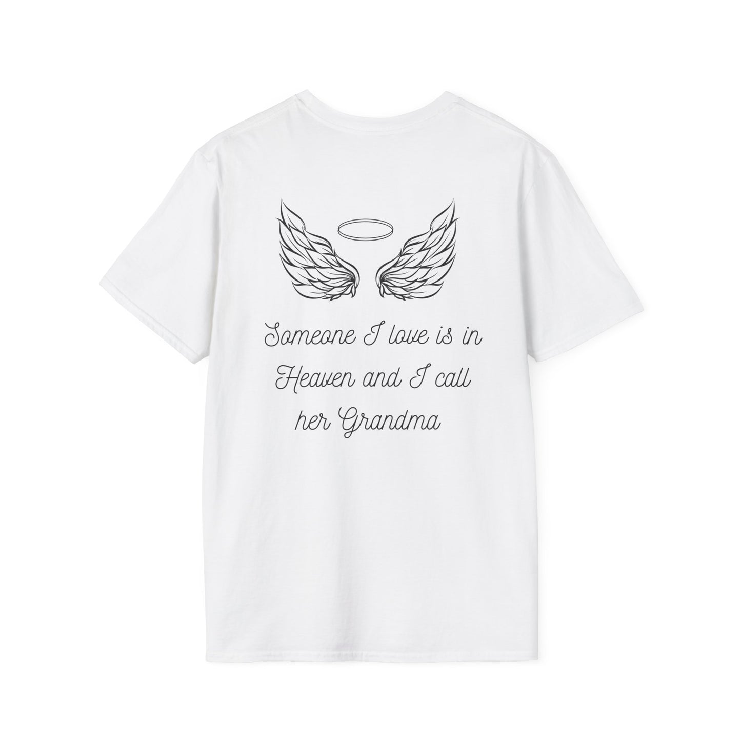 Heavenly Wings Unisex Softstyle T-Shirt – Someone I Love is in Heaven