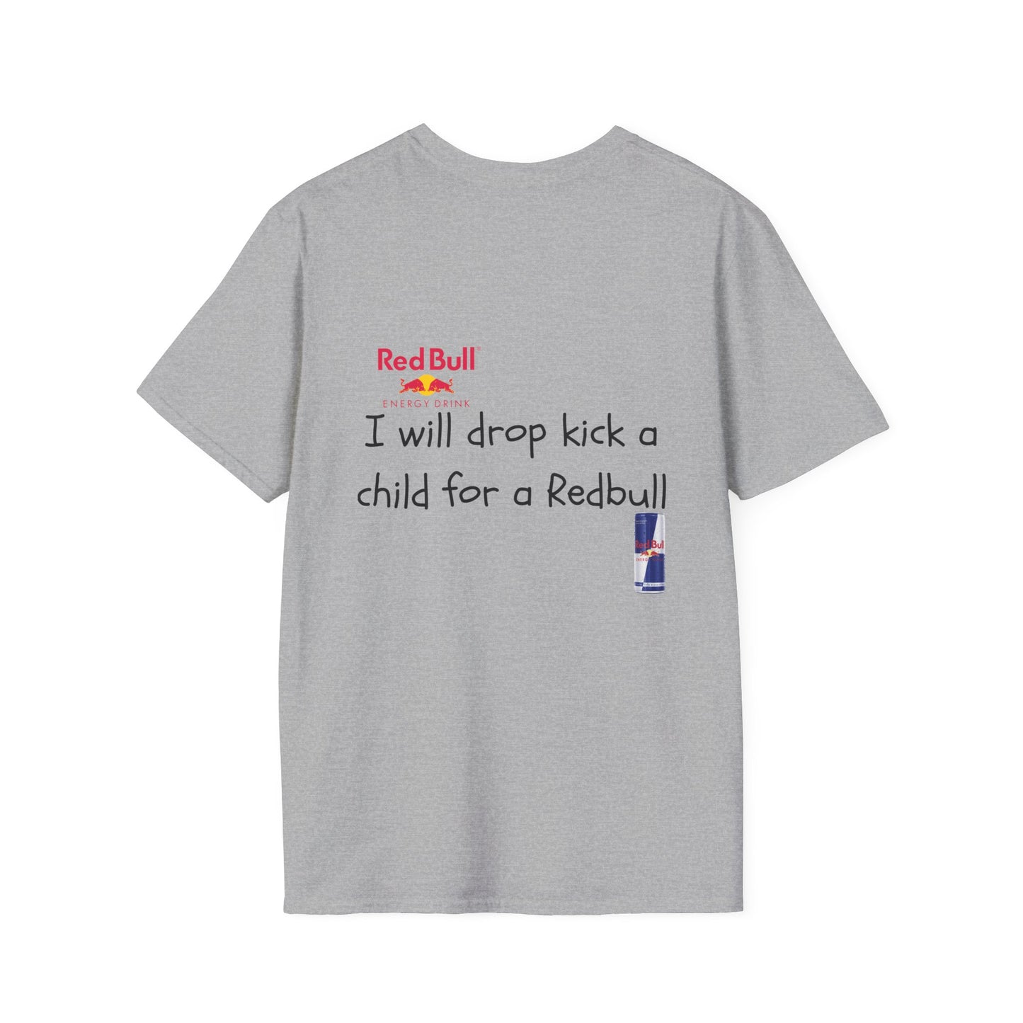 Funny Red Bull Energy Drink Unisex Softstyle T-Shirt