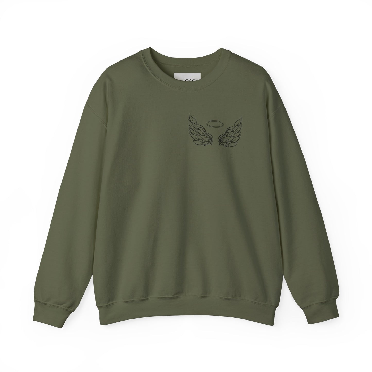 Comforting Angel Wings Crewneck Sweatshirt - Memory of Loved Ones