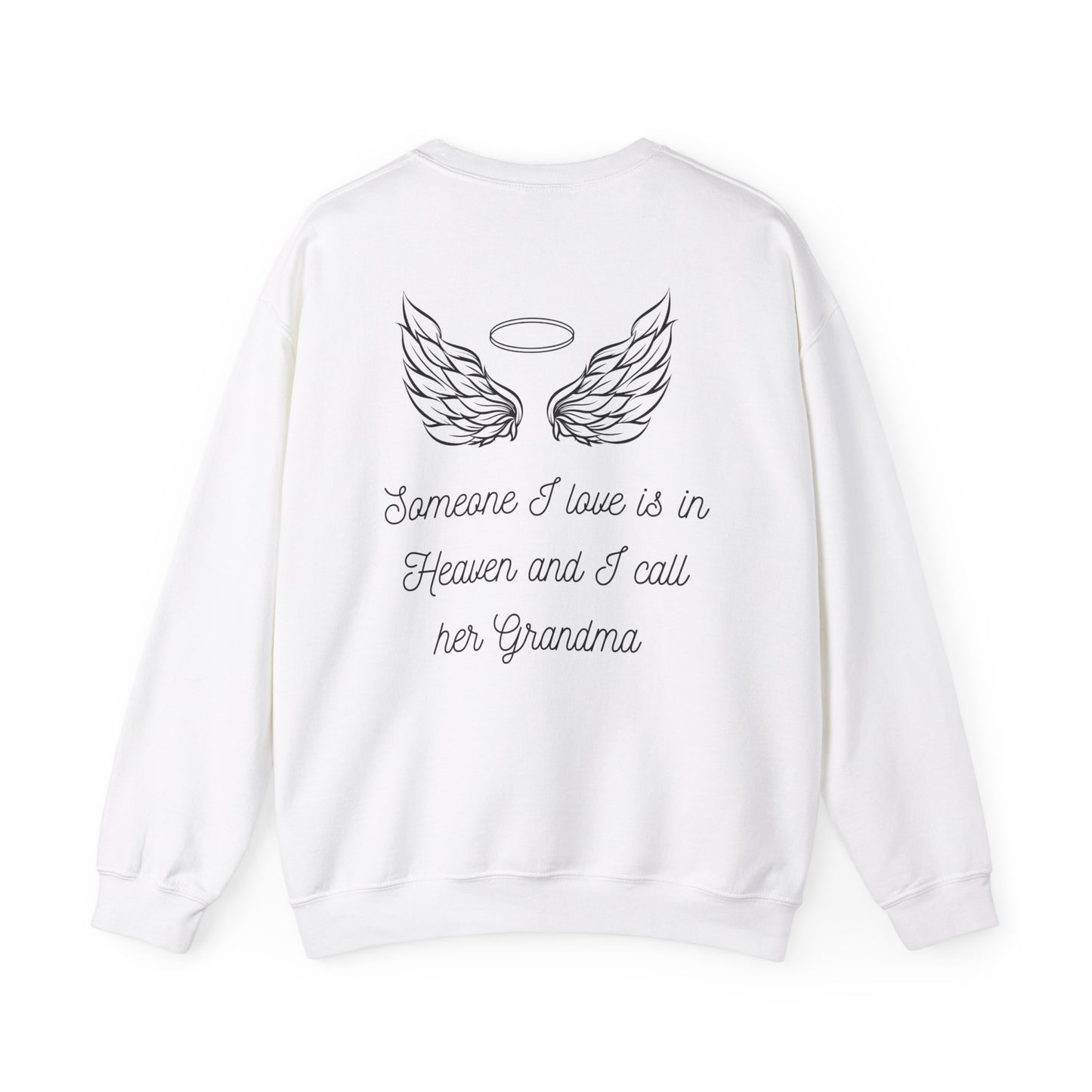 Comforting Angel Wings Crewneck Sweatshirt - Memory of Loved Ones