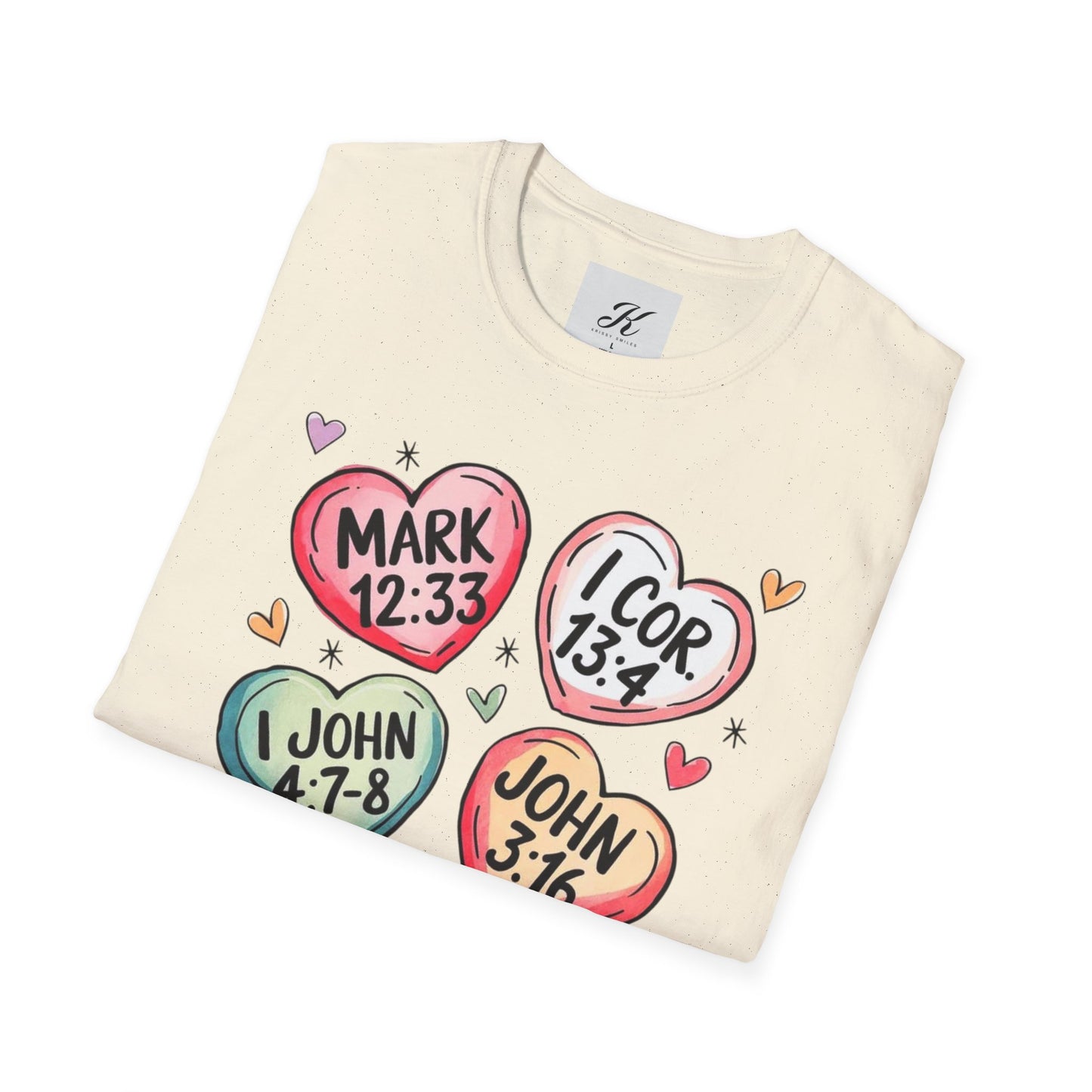 Inspirational Scripture Heart T-Shirt for All Occasions