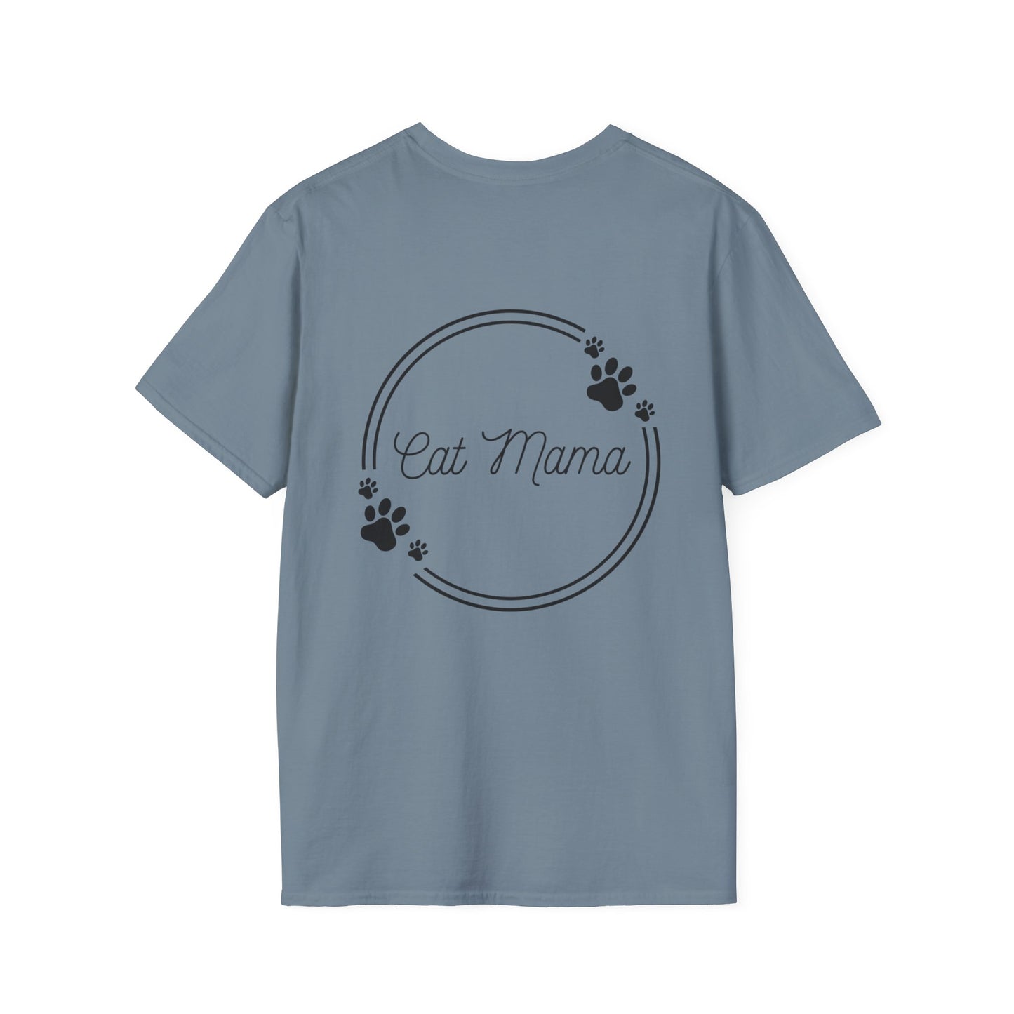 Cute Cat Mama Unisex Softstyle T-Shirt - Perfect Gift for Cat Lovers