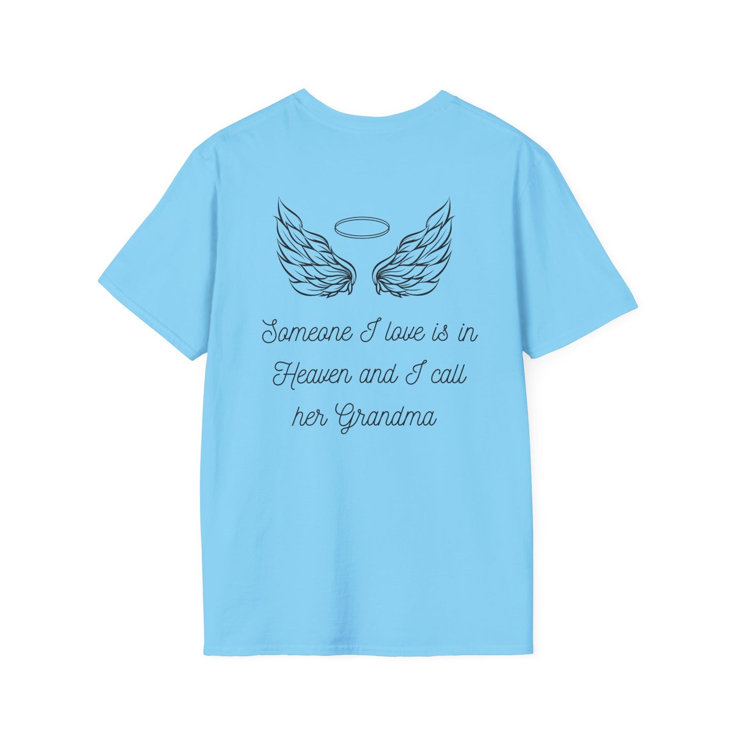 Heavenly Wings Unisex Softstyle T-Shirt – Someone I Love is in Heaven