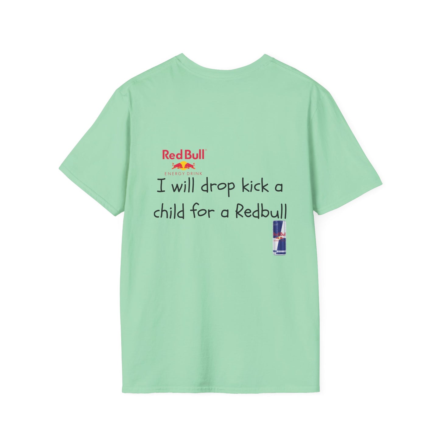 Funny Red Bull Energy Drink Unisex Softstyle T-Shirt