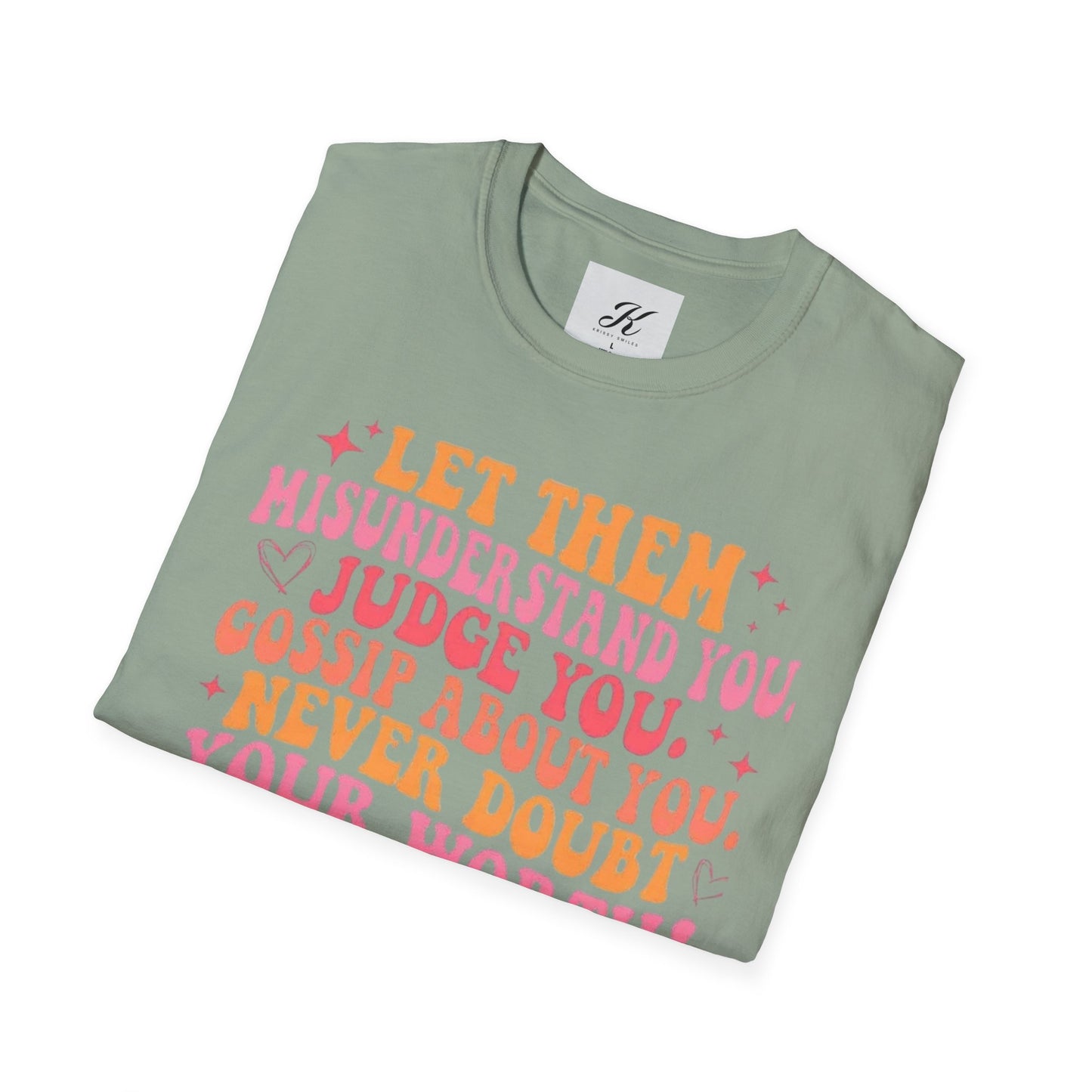 Inspirational Quote Unisex Softstyle T-Shirt - Keep Shining!