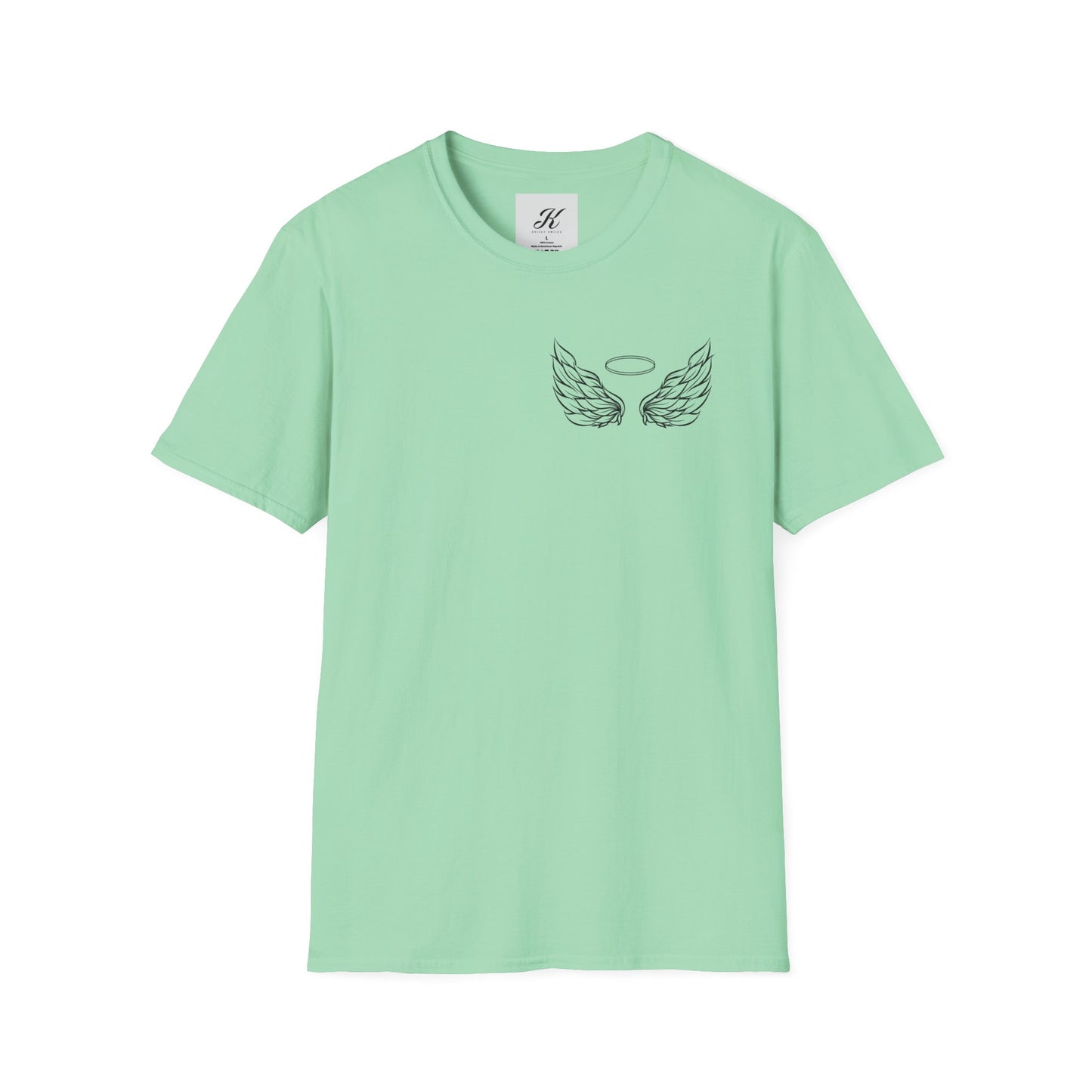 Heavenly Wings Unisex Softstyle T-Shirt – Someone I Love is in Heaven