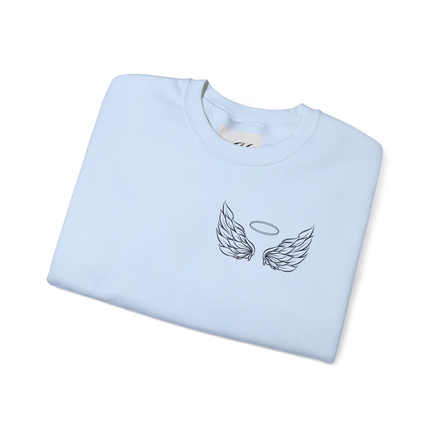 Comforting Angel Wings Crewneck Sweatshirt - Memory of Loved Ones