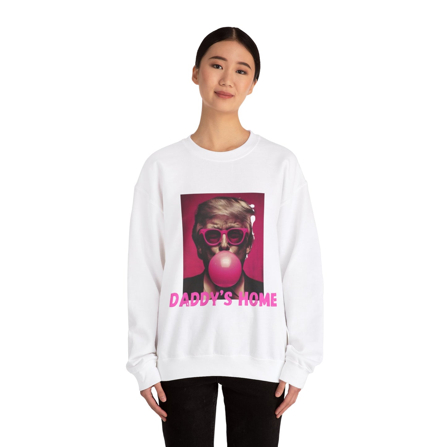 Funny Unisex Crewneck Sweatshirt - 'Daddy's Home' & 'Haters Gonna Hate'