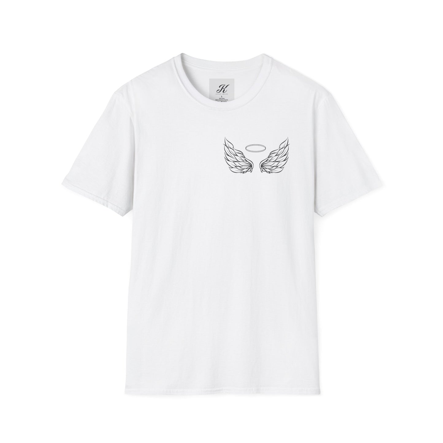 Heavenly Wings Unisex Softstyle T-Shirt – Someone I Love is in Heaven