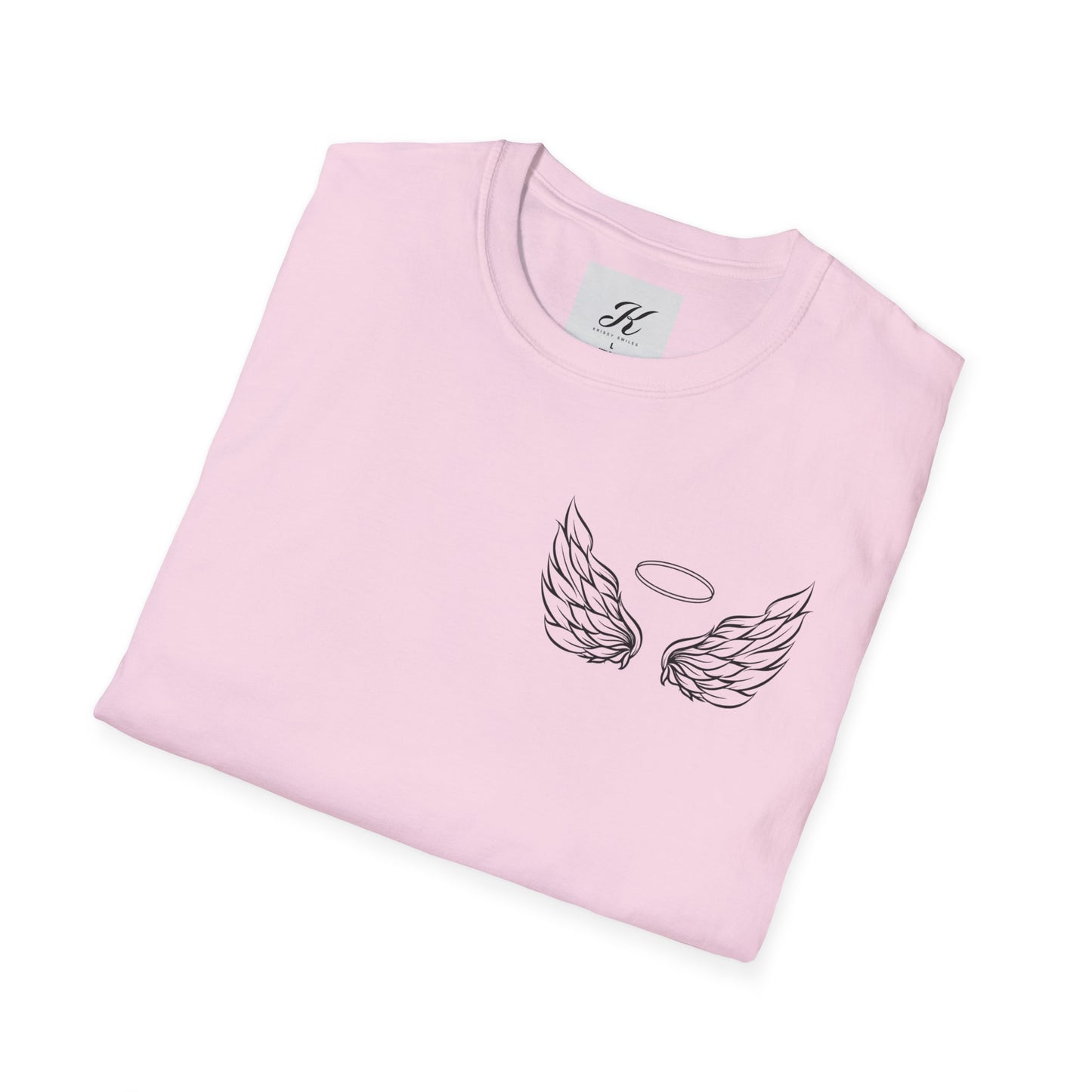 Heavenly Wings Unisex Softstyle T-Shirt – Someone I Love is in Heaven