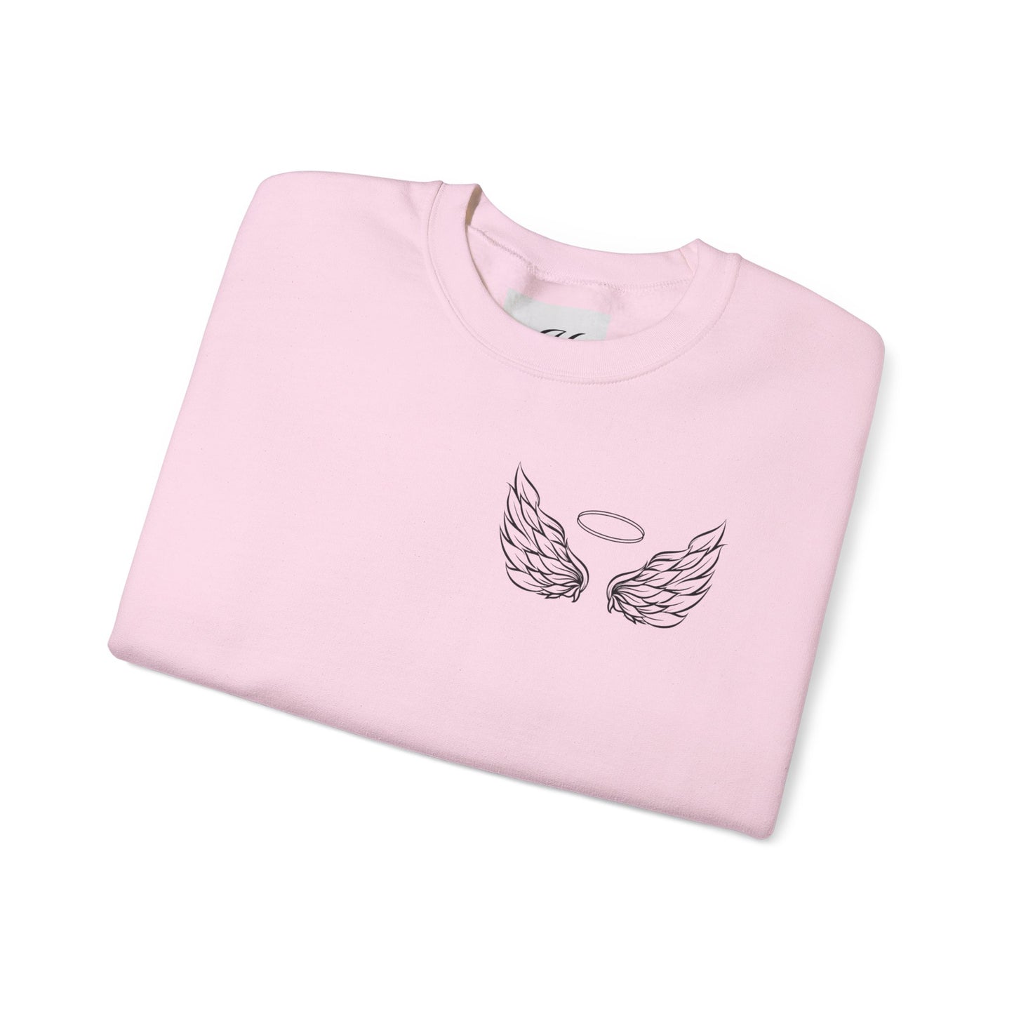 Comforting Angel Wings Crewneck Sweatshirt - Memory of Loved Ones