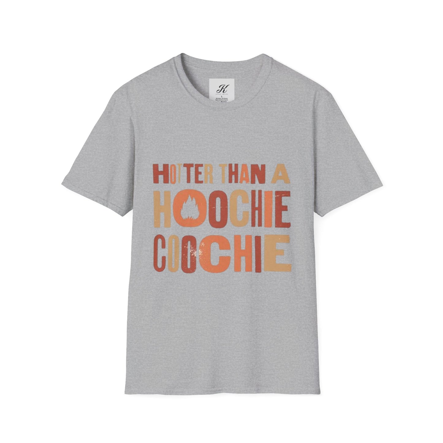 Funny Unisex T-Shirt - "Hotter Than A Hoochie Coochie" - Perfect for Parties & Summer Fun