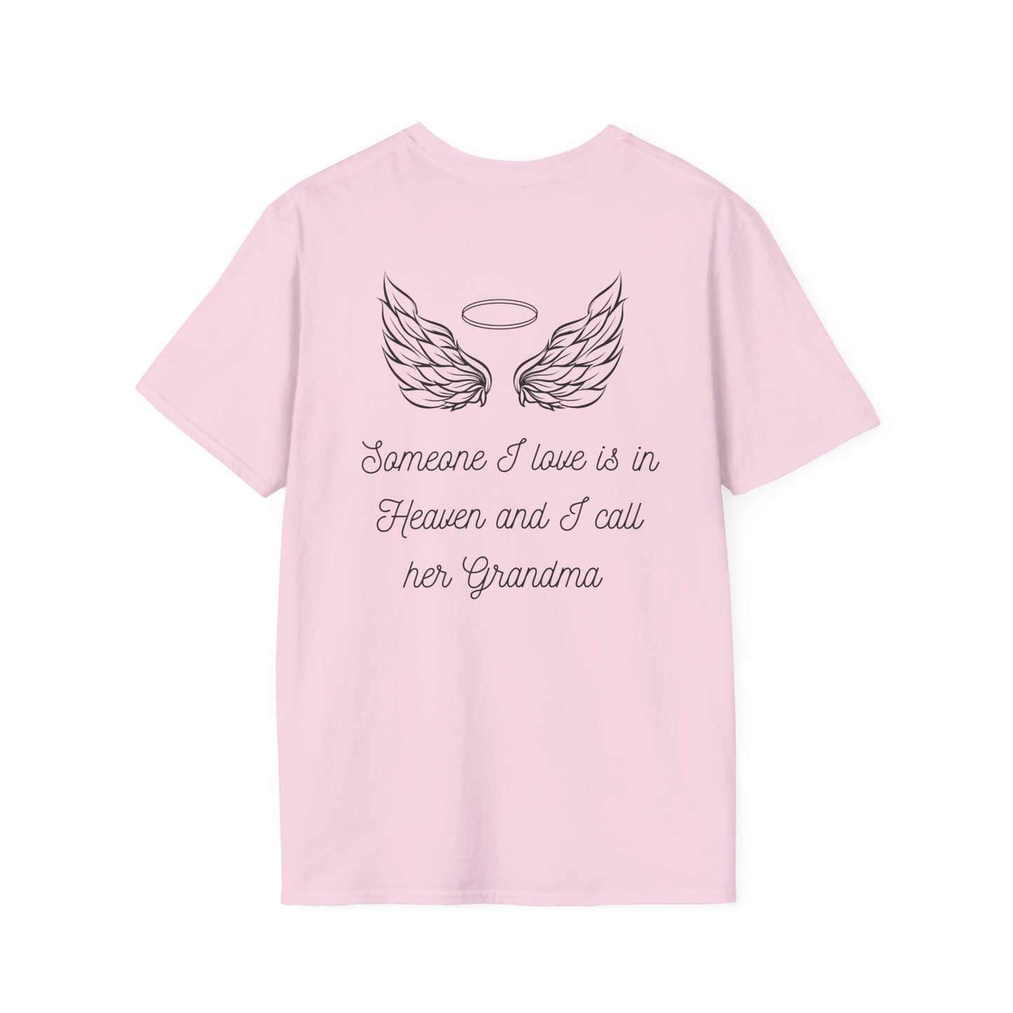 Heavenly Wings Unisex Softstyle T-Shirt – Someone I Love is in Heaven