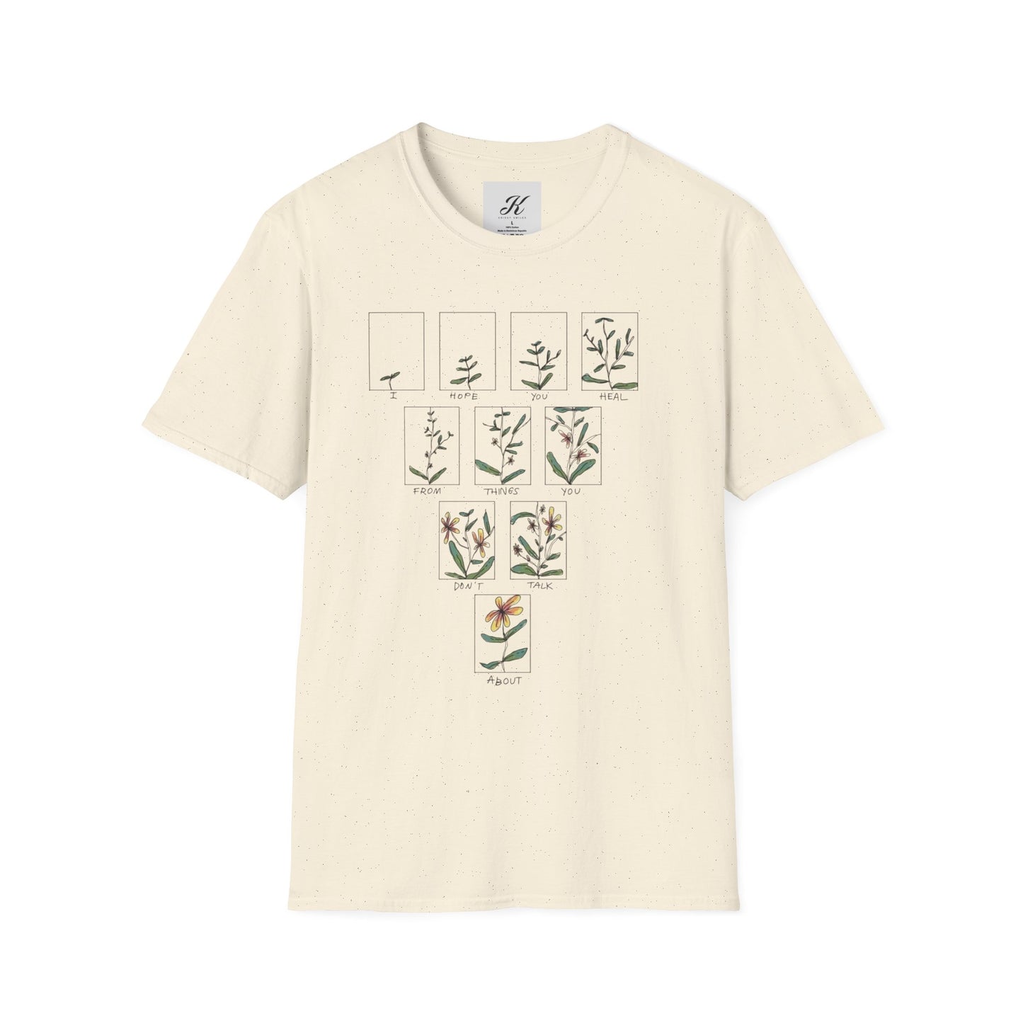 Botanical Illustration Unisex Softstyle T-Shirt for Nature Lovers