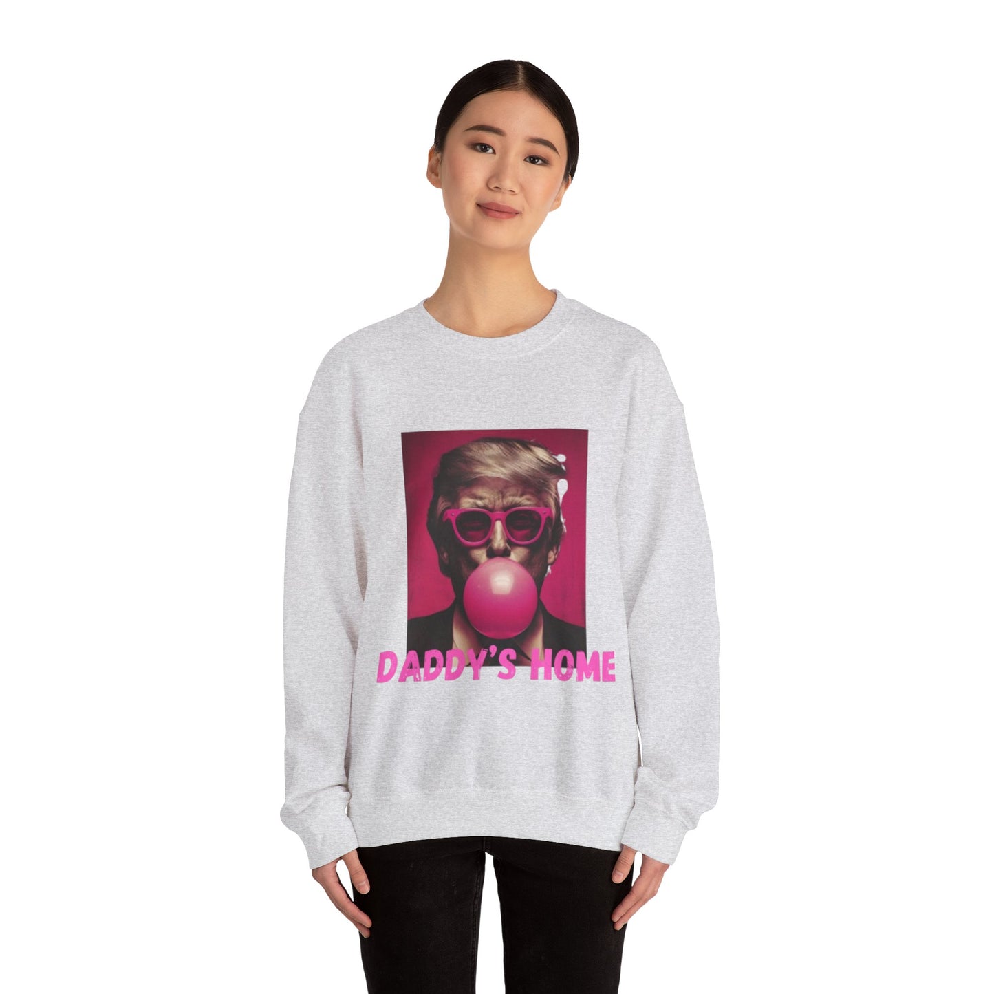 Funny Unisex Crewneck Sweatshirt - 'Daddy's Home' & 'Haters Gonna Hate'